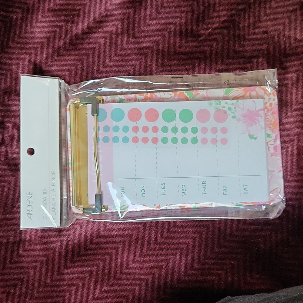 Weekly Organizer with Stickers from Ardene, New With Tags